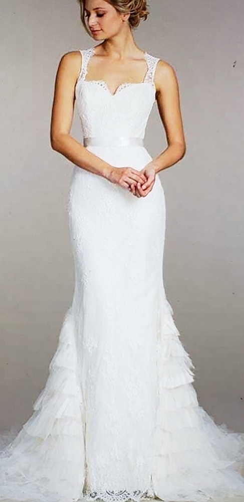 Tara Keely 2504 size 12 ivory Wedding Gown Dress